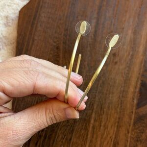 Kendra Scott gold pepper hoops